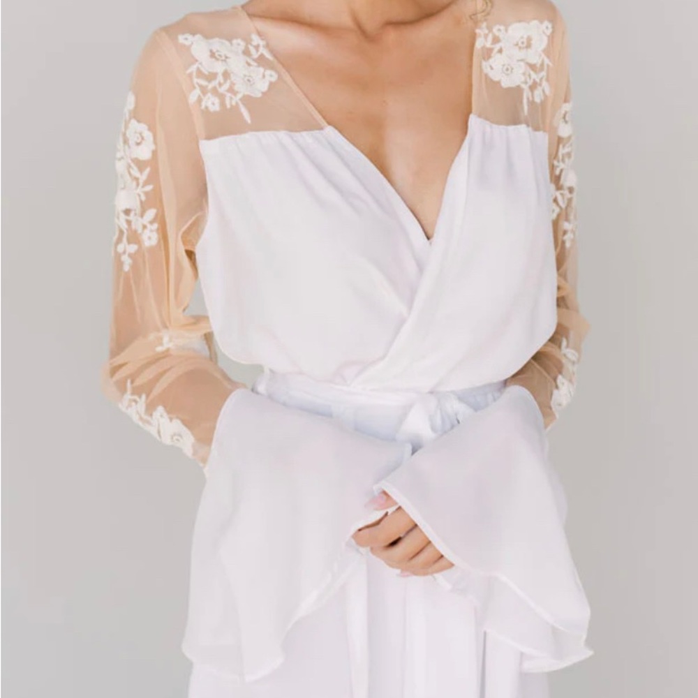 Robed With Love Hildy Bridal Robe in White